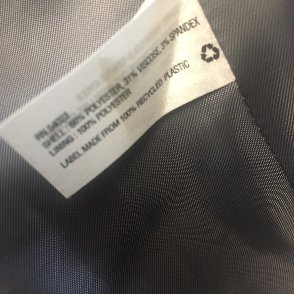 GAP Academy Gray Striped Blazer Jacket 10 - Picture 7 of 8